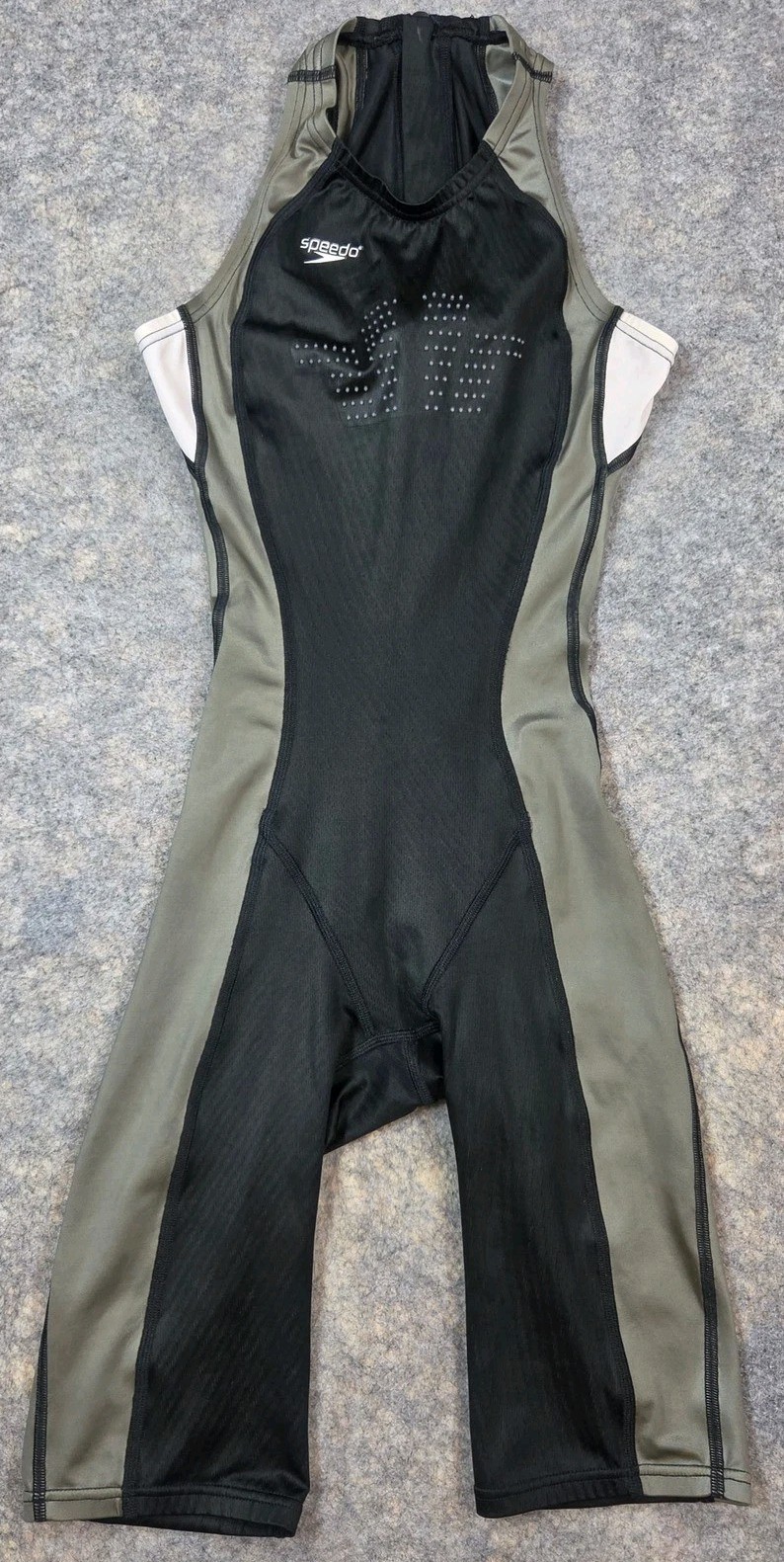 Speedo Fastskin FSII Womens / Kids Openback Kneeskin Swimsuit Size 22 – 11″ P2P
