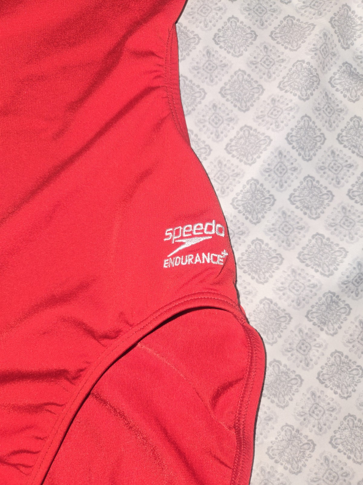 Speedo Endurance+ One Piece Women’s Swimsuit Red Size 10/36 Regular Swimming