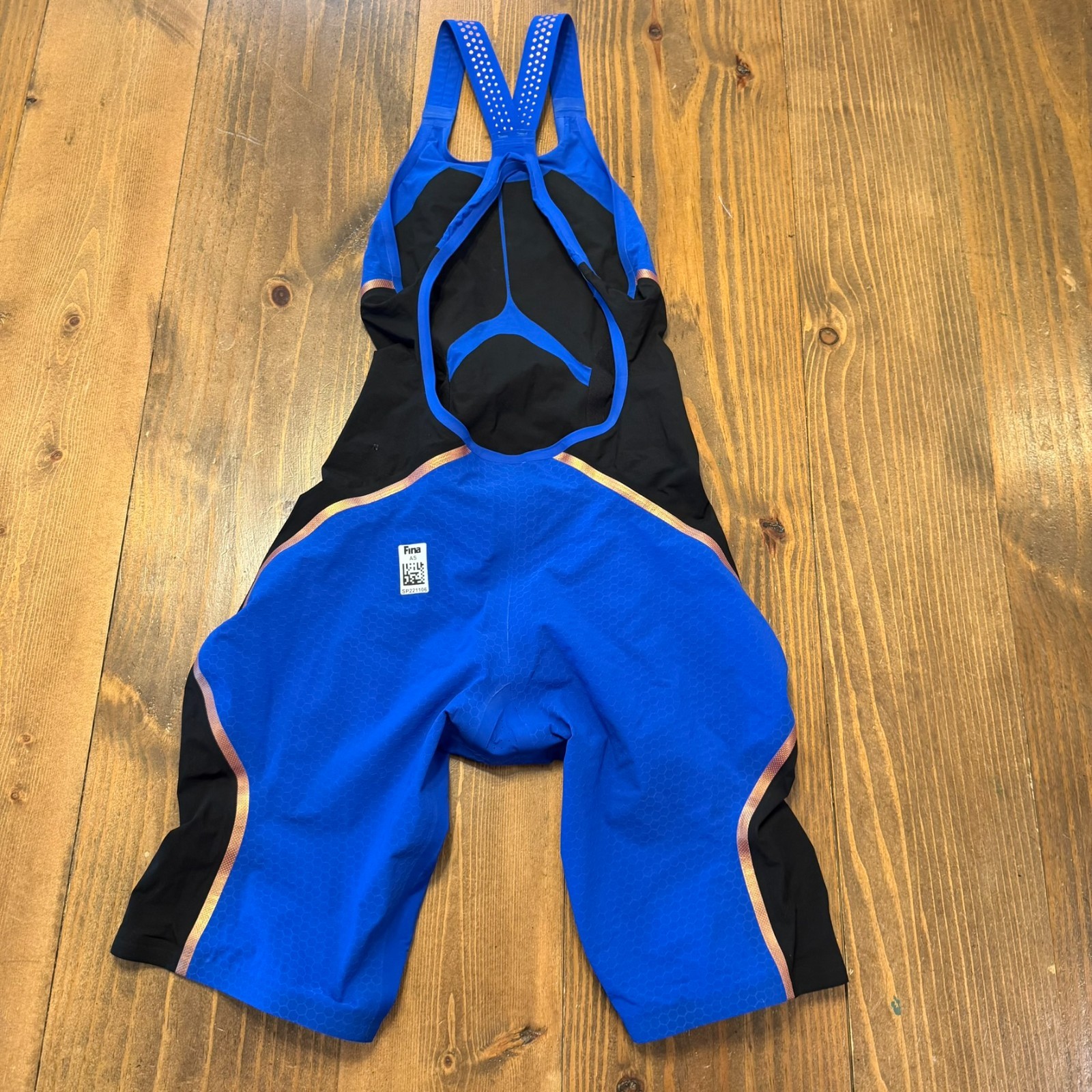 Speedo Fastskin LZR Pure Intent 2.0 Kneeskin Open Back Womens 25 Blue *READ*