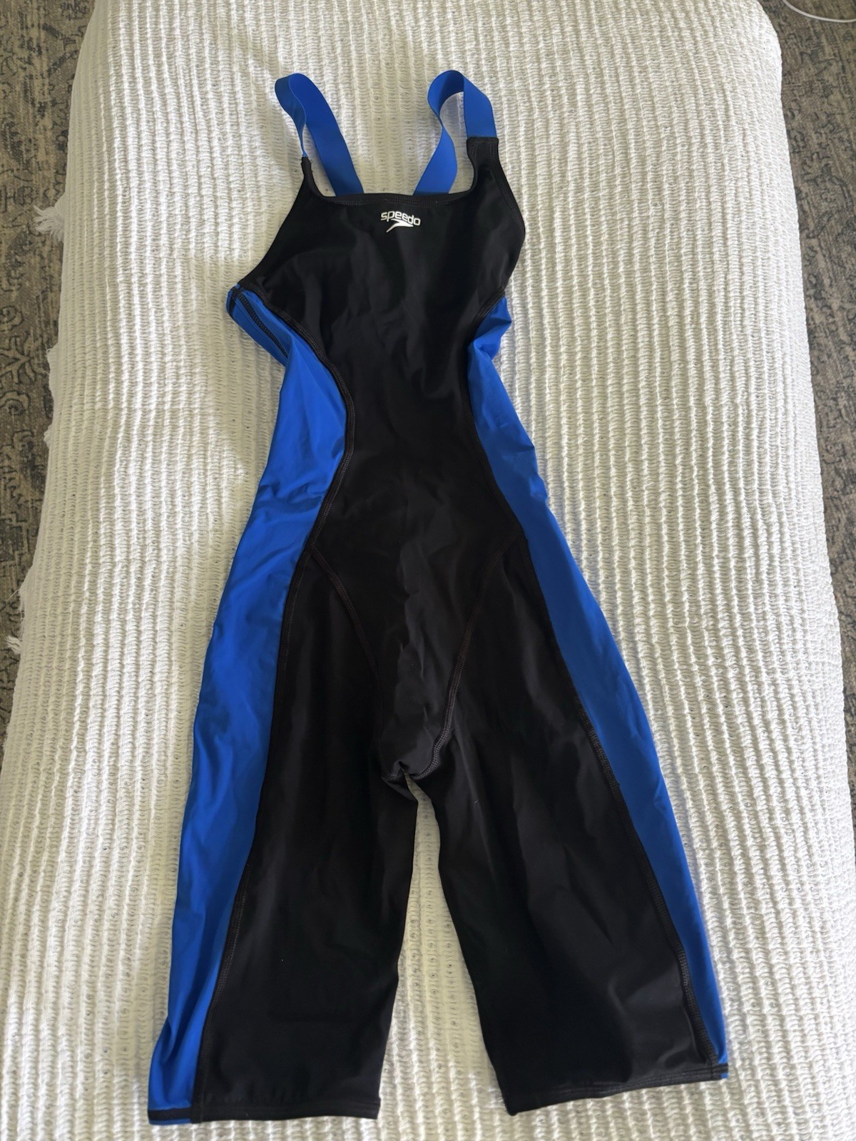 Women’s Speedo Powerplus, Knee skin, Black/blue, Size 26