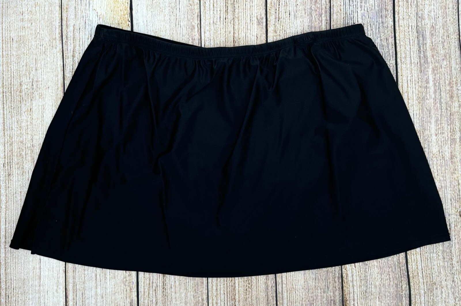 Croft & Barrow Swim Skirt Size 22W High Rise Skirtini Swim Bottom Woman’s Black