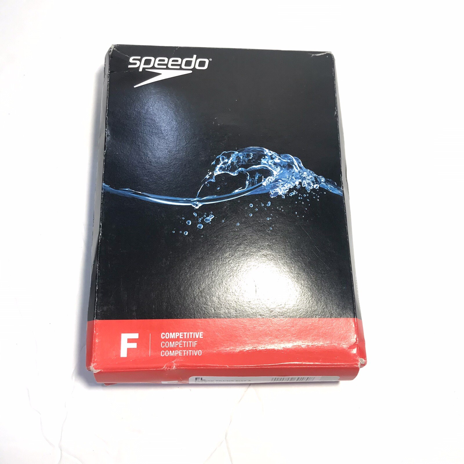 Speedo Competitive Endurance Swimming Suit Flybck Traing Suit A XS/26 Black NWT