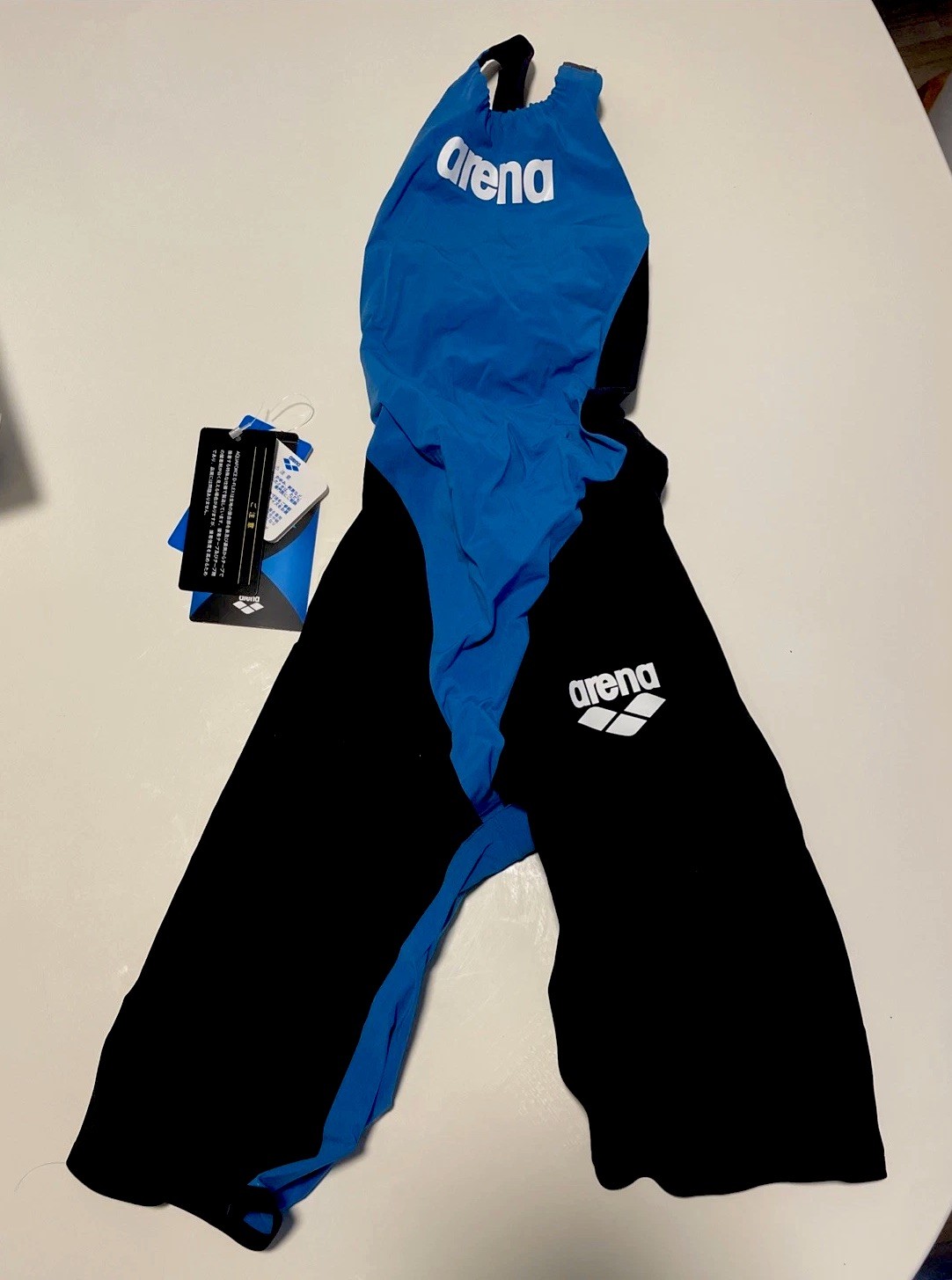 Aquaforce D-Flex Arena Women’s Open Back Kneeskin Blue and Black Size S(7)