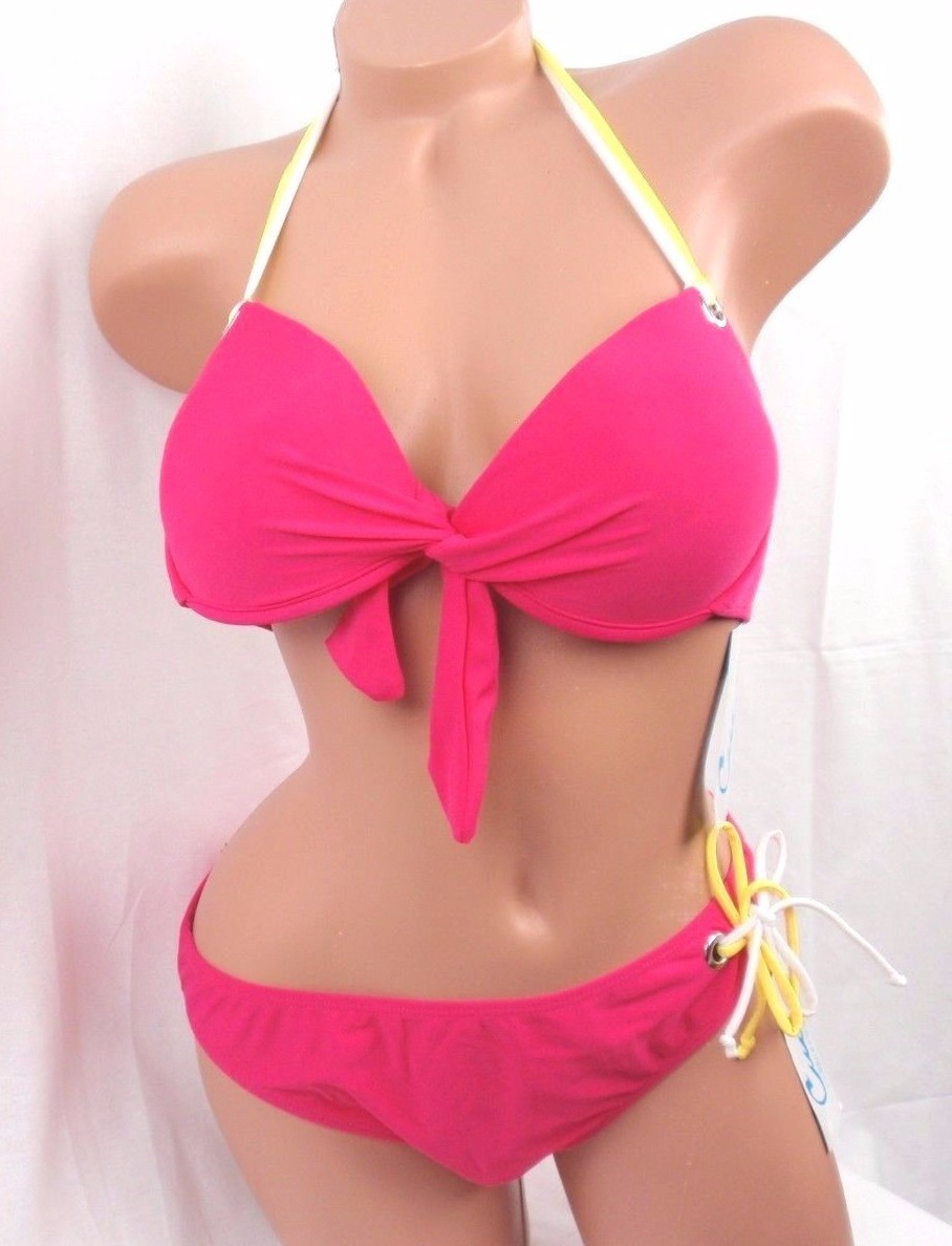 California Waves Bikini Swimsuit Women’s Swimwear Size XL Padded Push Up Top