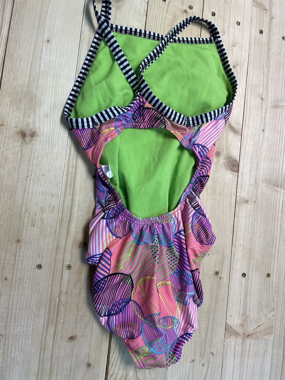 DOLFIN – UGLIES One Piece Swimsuit Womens Size 28 Circles