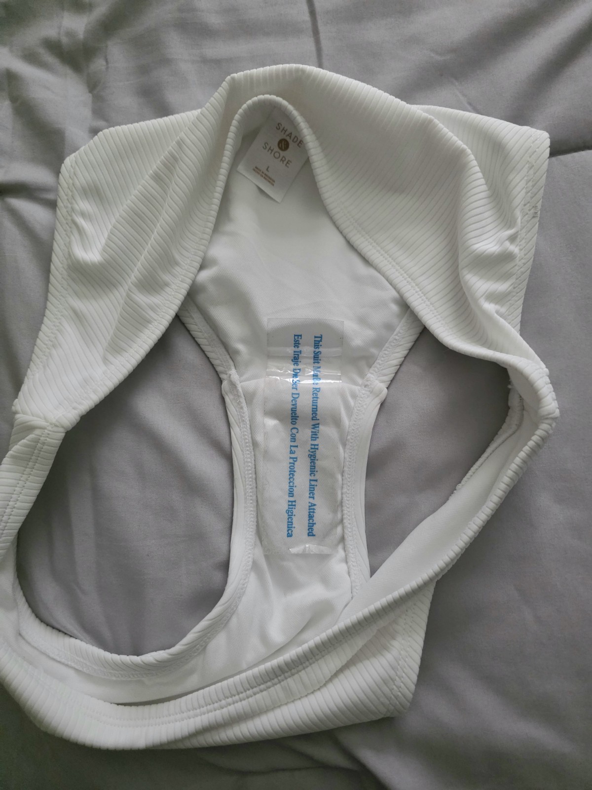 Women’s Shade & Shore Bikini Bottom High Leg Cheeky Size Large