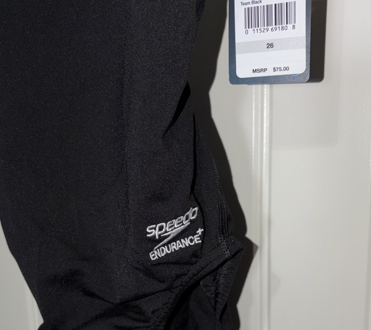 Speedo Endurance Flyback Training Women’s One piece Swimsuit Black Size 26