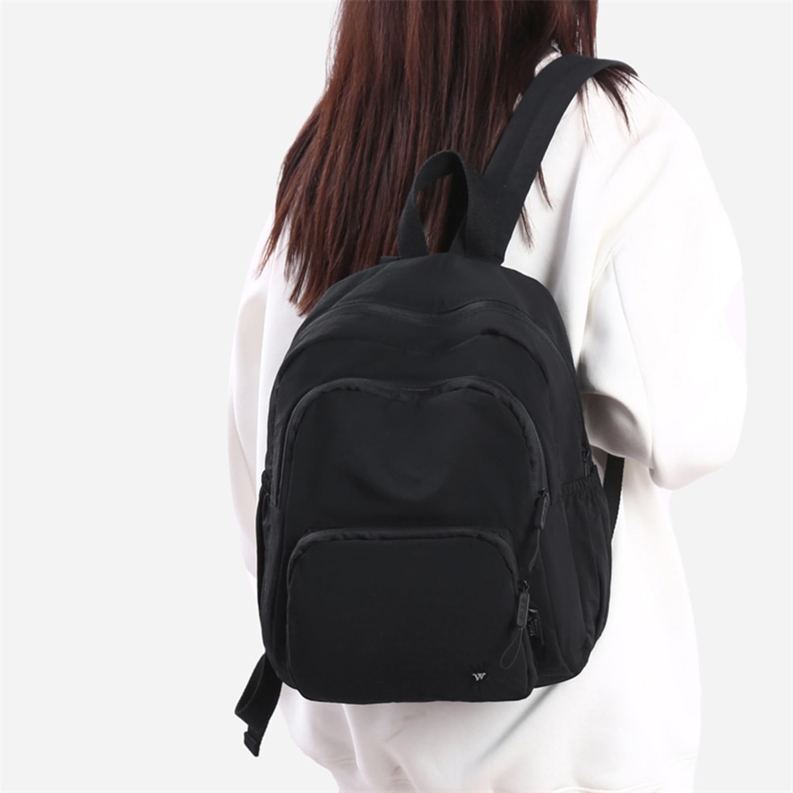 Wafybsre Small Nylon Backpack Mini Casual Daypack Lightweight Backpack For