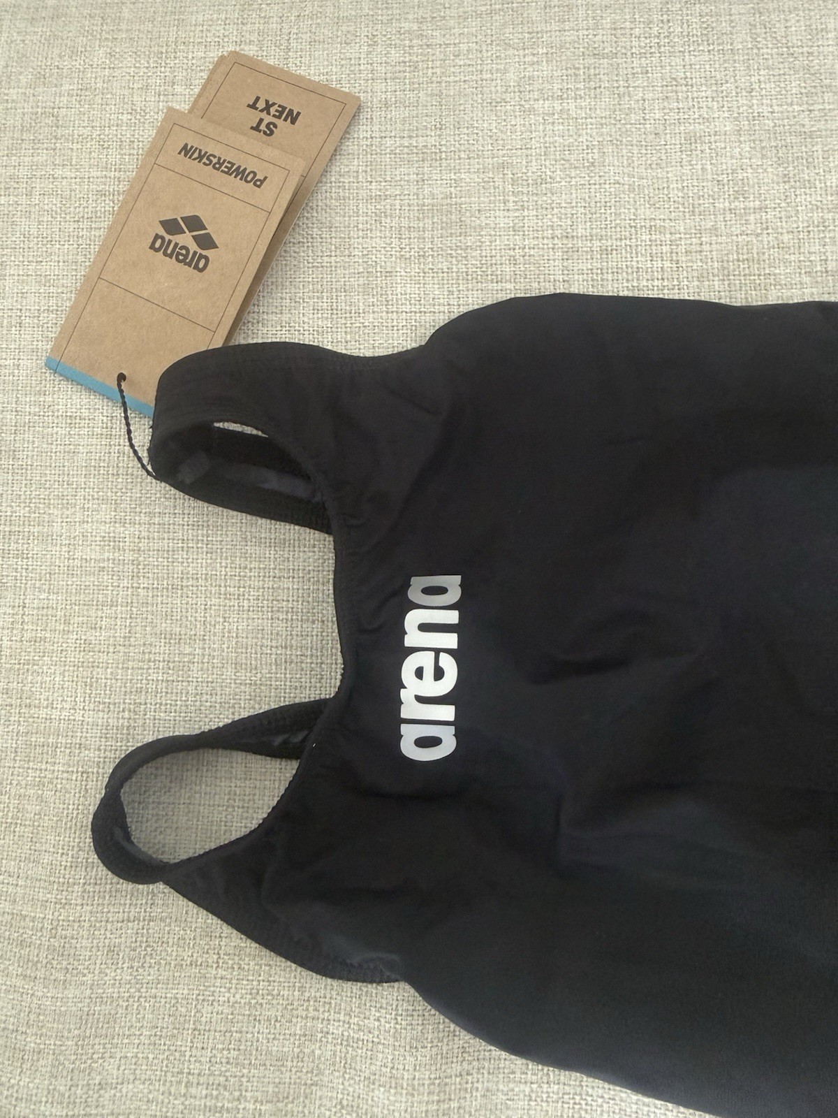 Arena Powerskin ST Next Open Back Tech Suit Swimsuit Black NWT Women Size 28