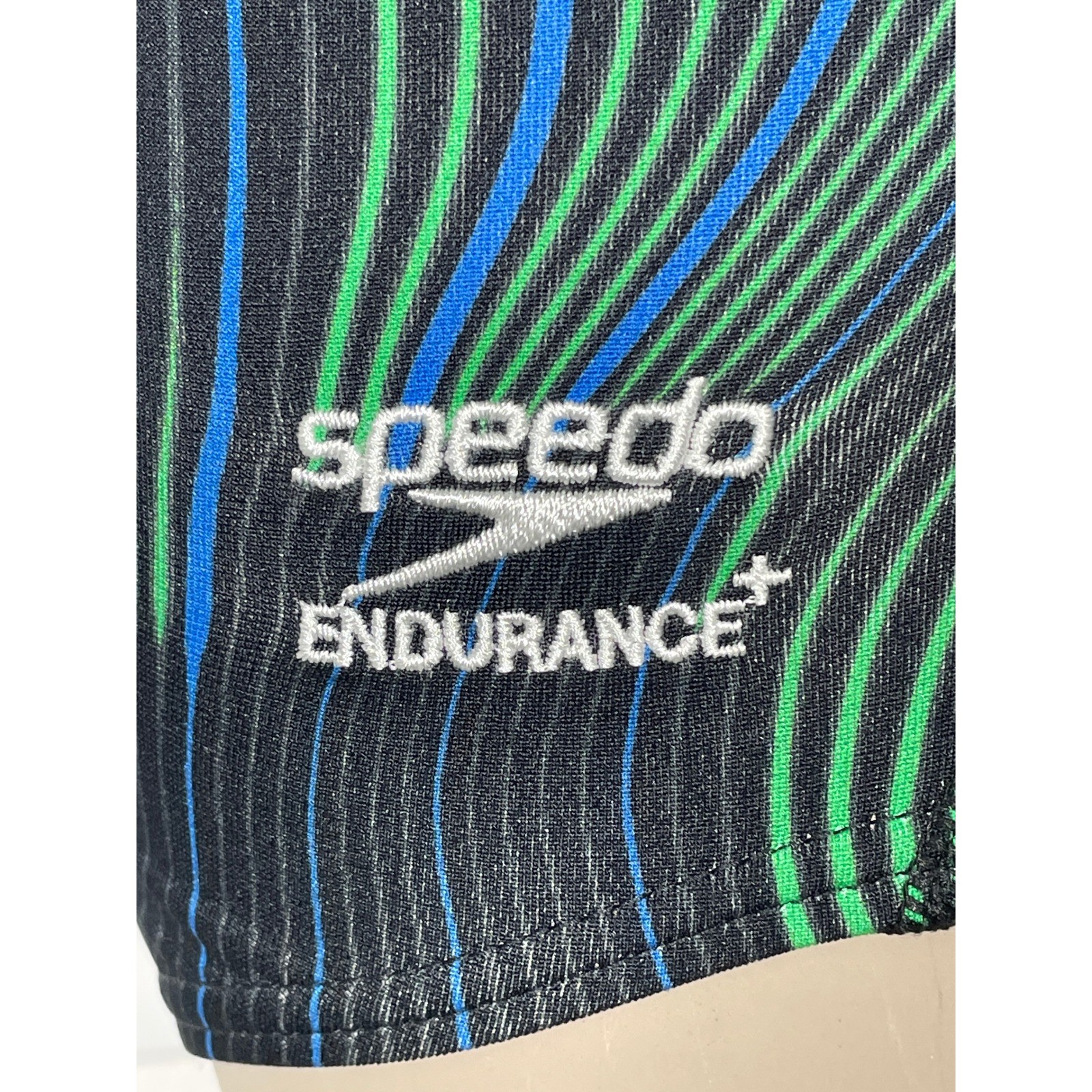 Speedo Endurance+ Racing Cut Flyback Blue Swimsuit One Piece Women’s 32 NWT