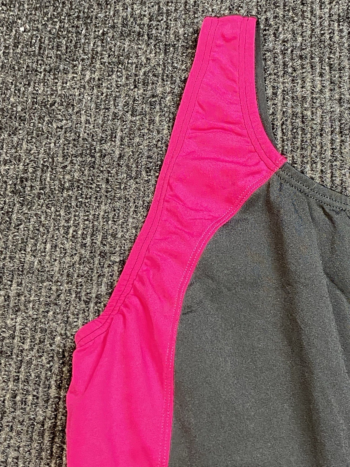 WATERPRO Splice Unitard Poly/PBT Competitive Swimwear Black/Pink Size 24