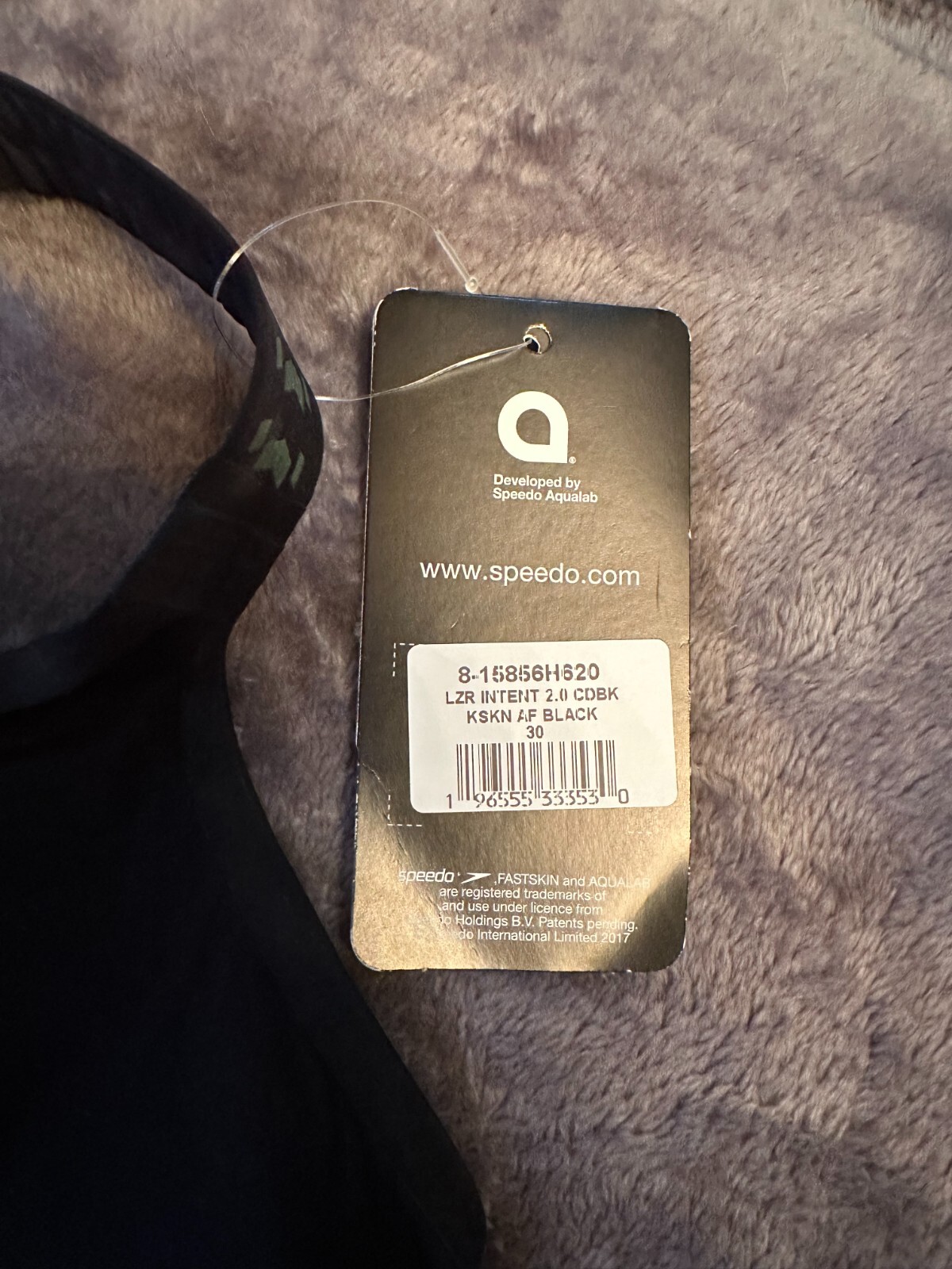 Speedo Women’s LZR Intent 2.0 Closed Back Tech Suit Swimsuit Size 30 New