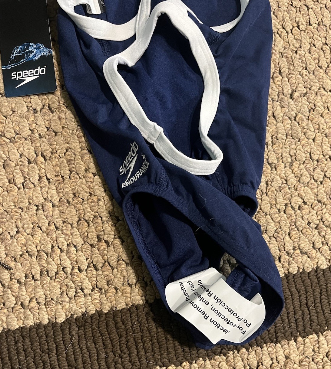 Speedo – Youth Flyback Training Suit – Team Navy/white Size 6/22 Yth