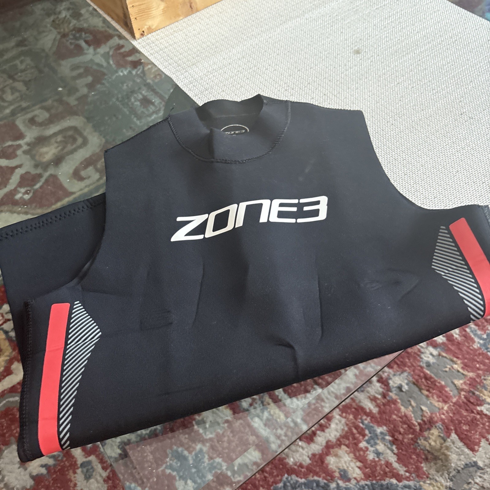 Zone 3 men’s Vest sleeveless Open Water Swim Wetsuit Small Tall
