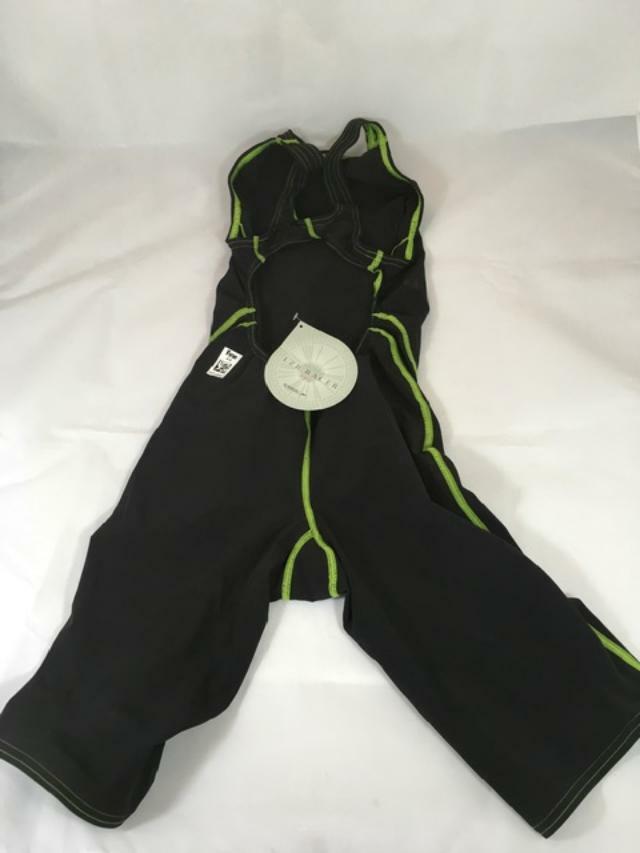 NWT Speedo Fastskin LZR Pro Recordbreaker Female Size 27L in Black/Green