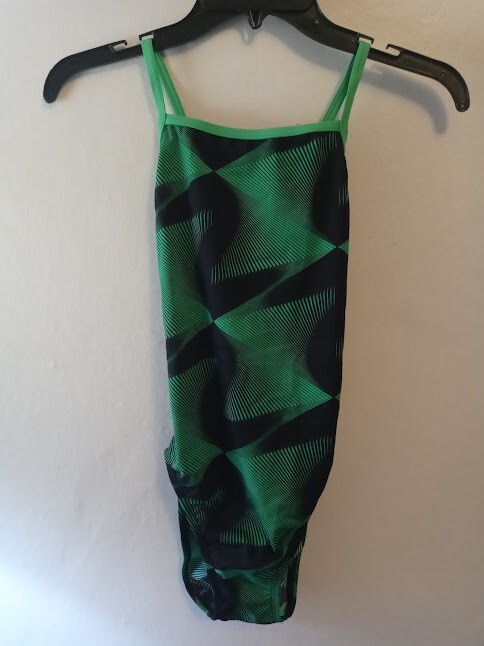 Speedo Women’s Endurance+ Flow Control Crossback Swimsuit Size 6/32 Green