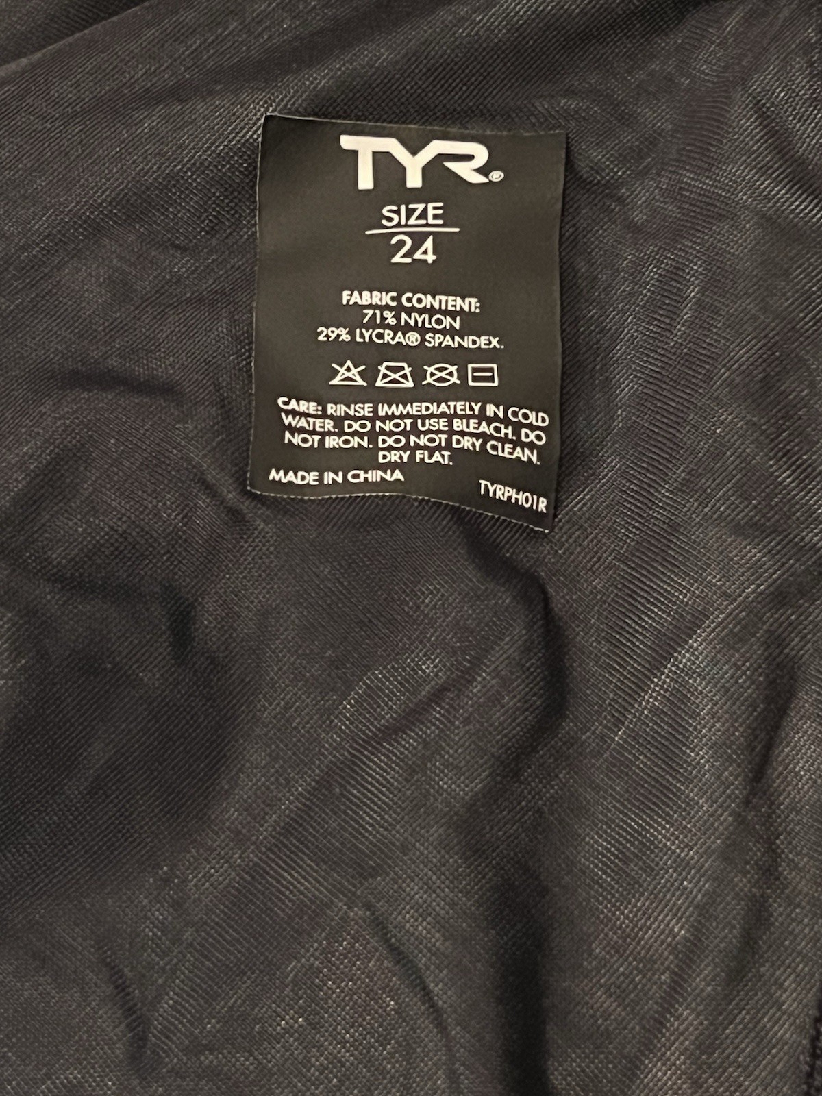 TYR Avictor Tech Suit Womens 24 Kneeskin Black Green Racing Swimsuit Fair Used