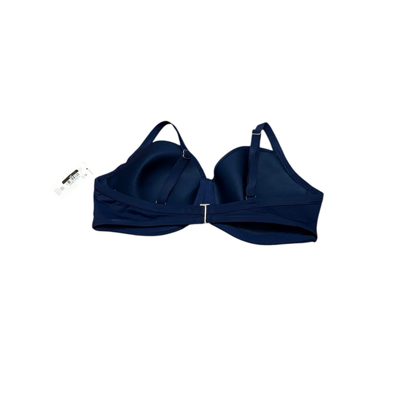 Lands’ End Deep Navy Underwire Swim Top, Size 14 NWT