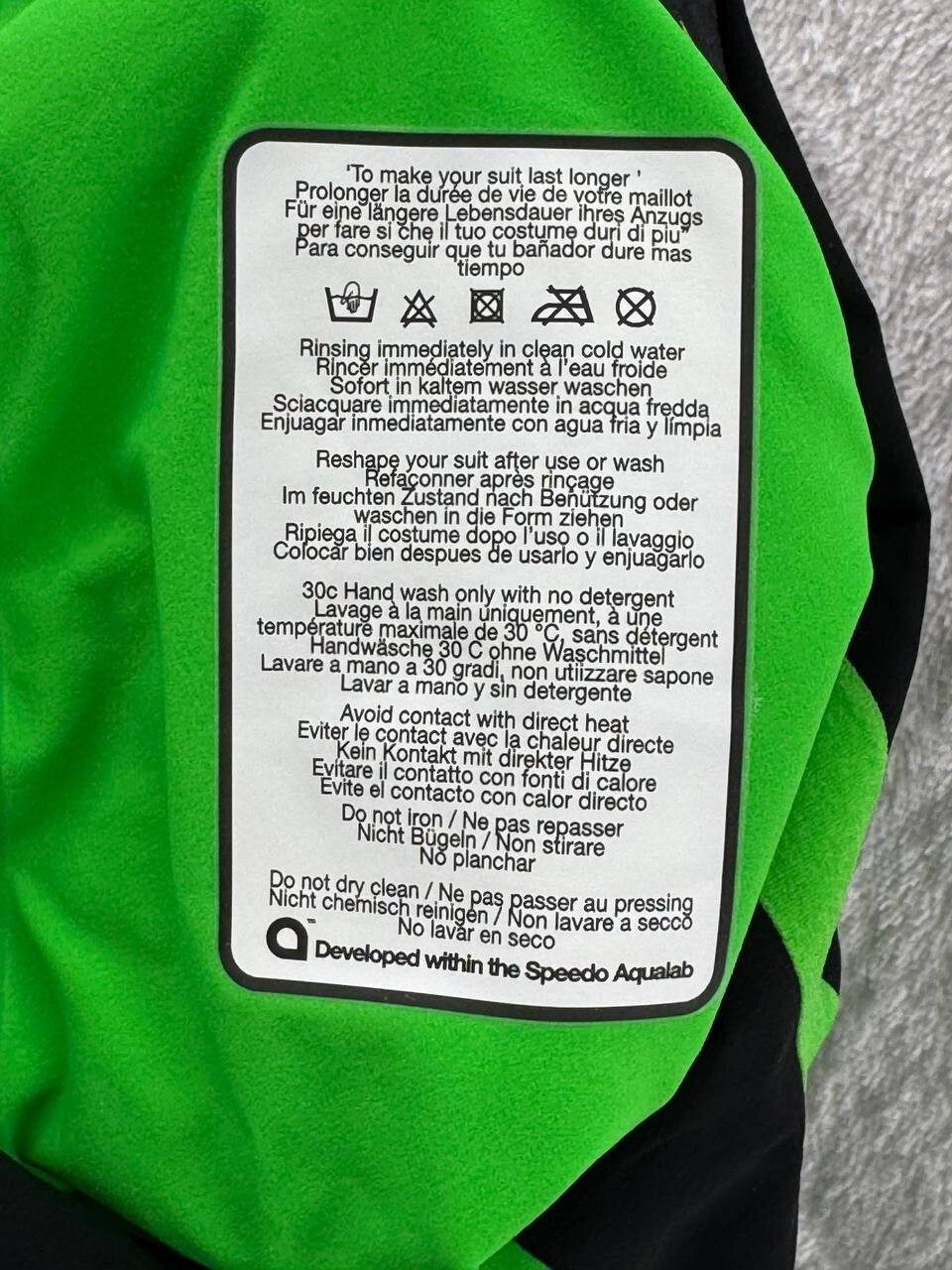 NWT – Speedo Women’s Lzr Racer X Open Back Kneeskin Swimsuit Bright Green Sz 21