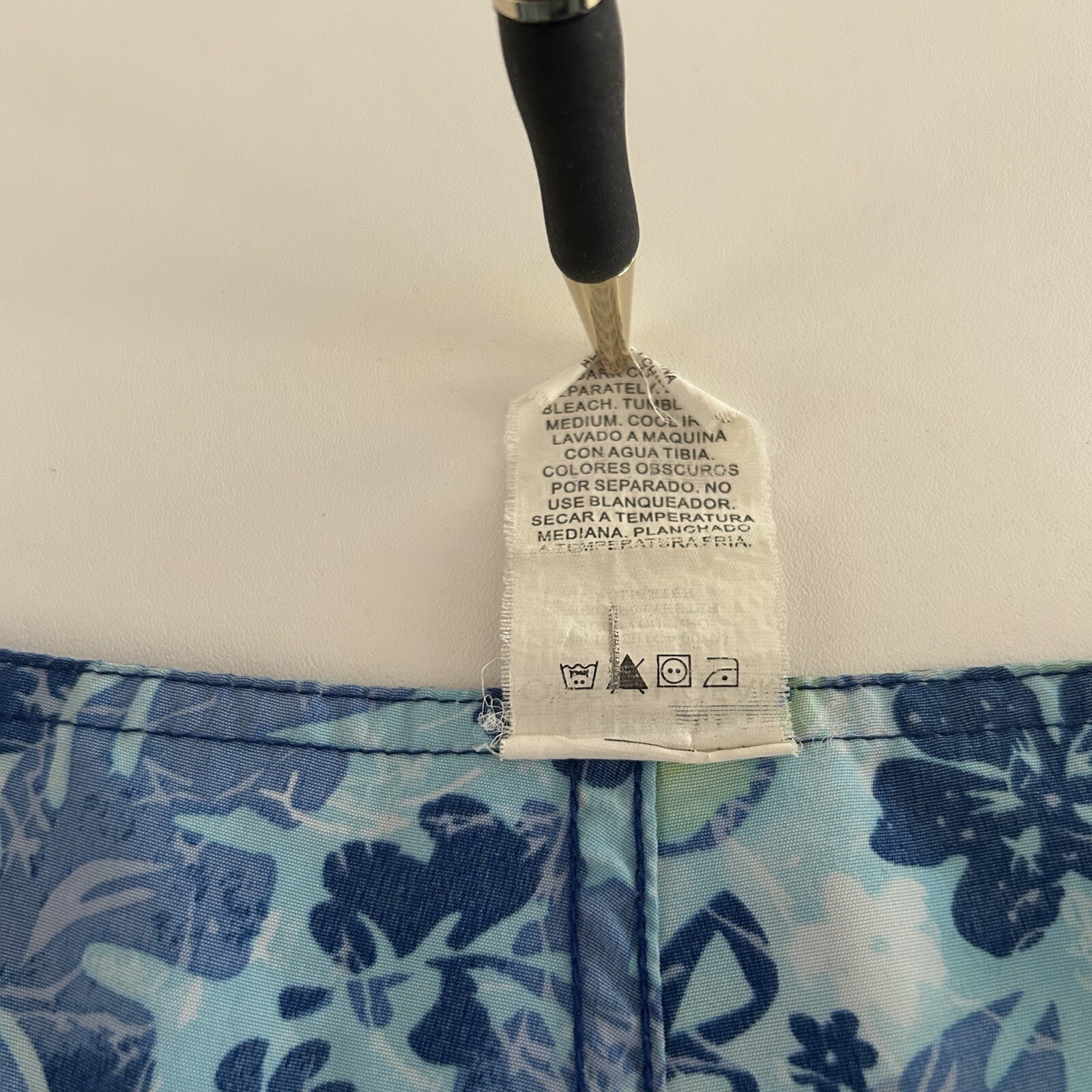 Catalina Ocean Gear S Swimming Board Shorts Floral Pocket Drawstring Nautical Mu