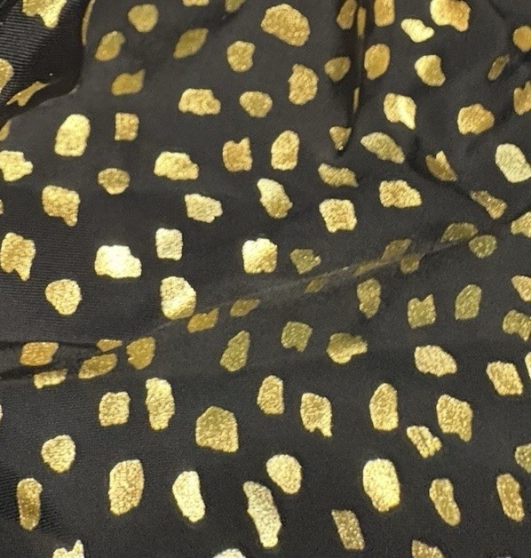 NWT Swimsuits For All Size 24 Swim Dress Black Gold Foil Tummy Control Plus