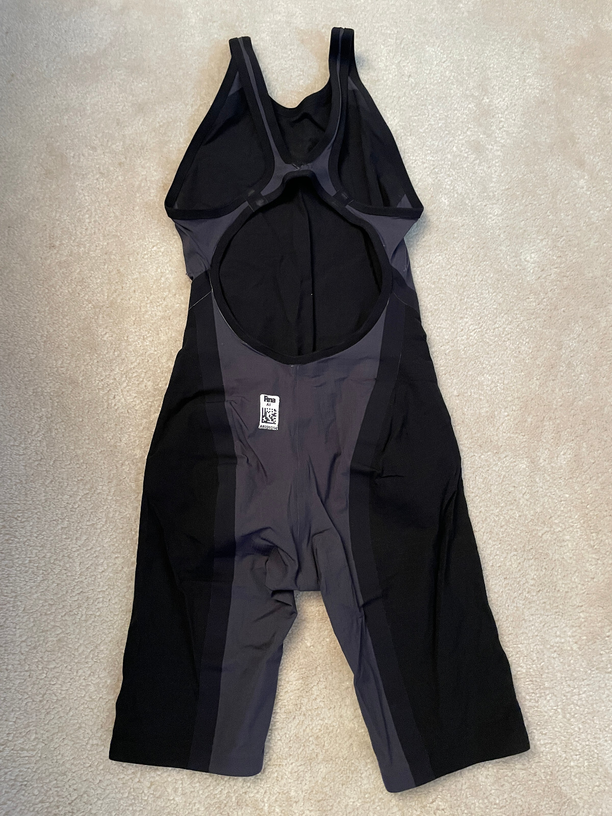 Arena Women’s Powerskin CarbonFlex Kneeskin Techsuit Black Size26 Open Back Good