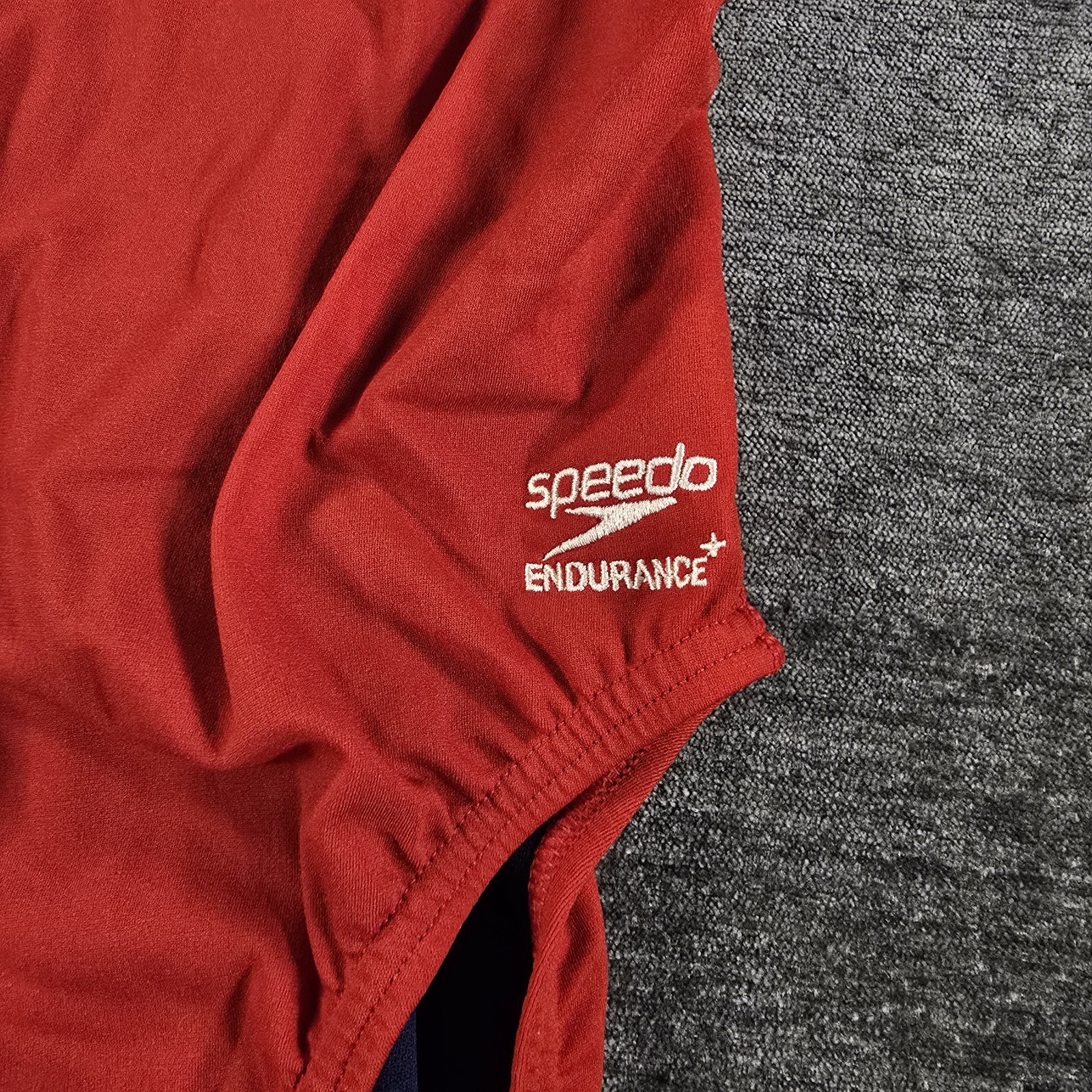 Speedo Endurance+ GUARD Lifeguard Red One-Piece Competitive Swimsuit 36