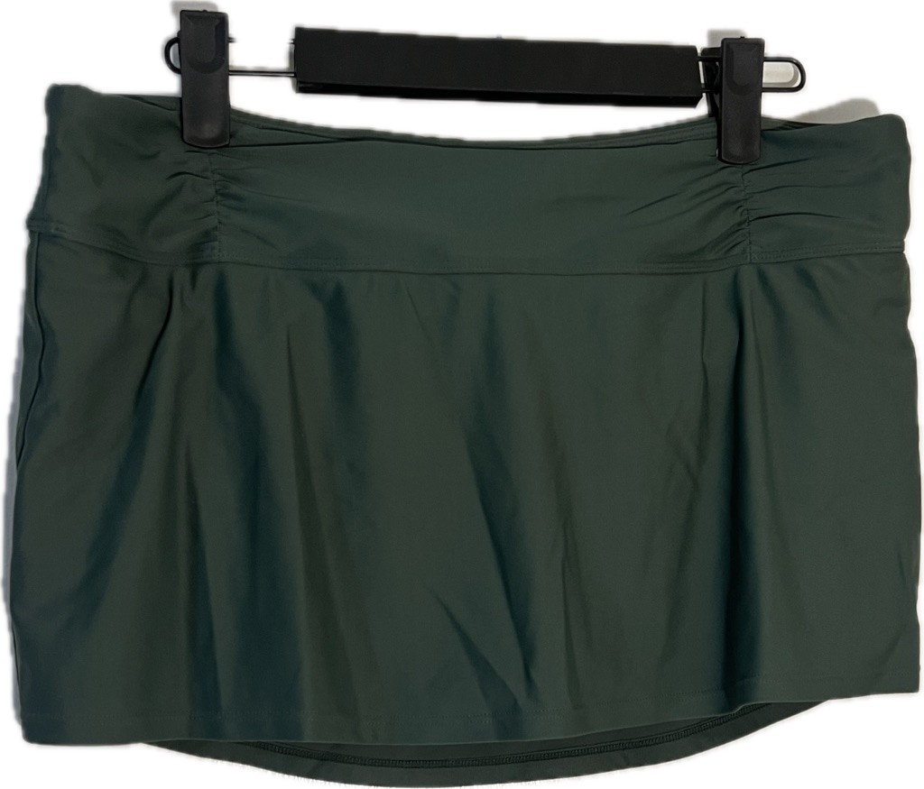 Athleta Green Lined Micro Mini Athletic Skort Women’s Medium (b9)
