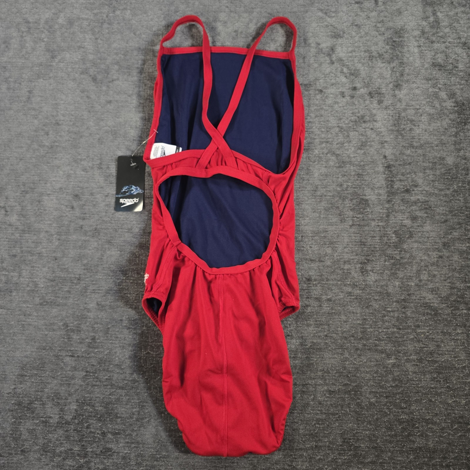Speedo Endurance+ GUARD Lifeguard Red One-Piece Competitive Swimsuit 36