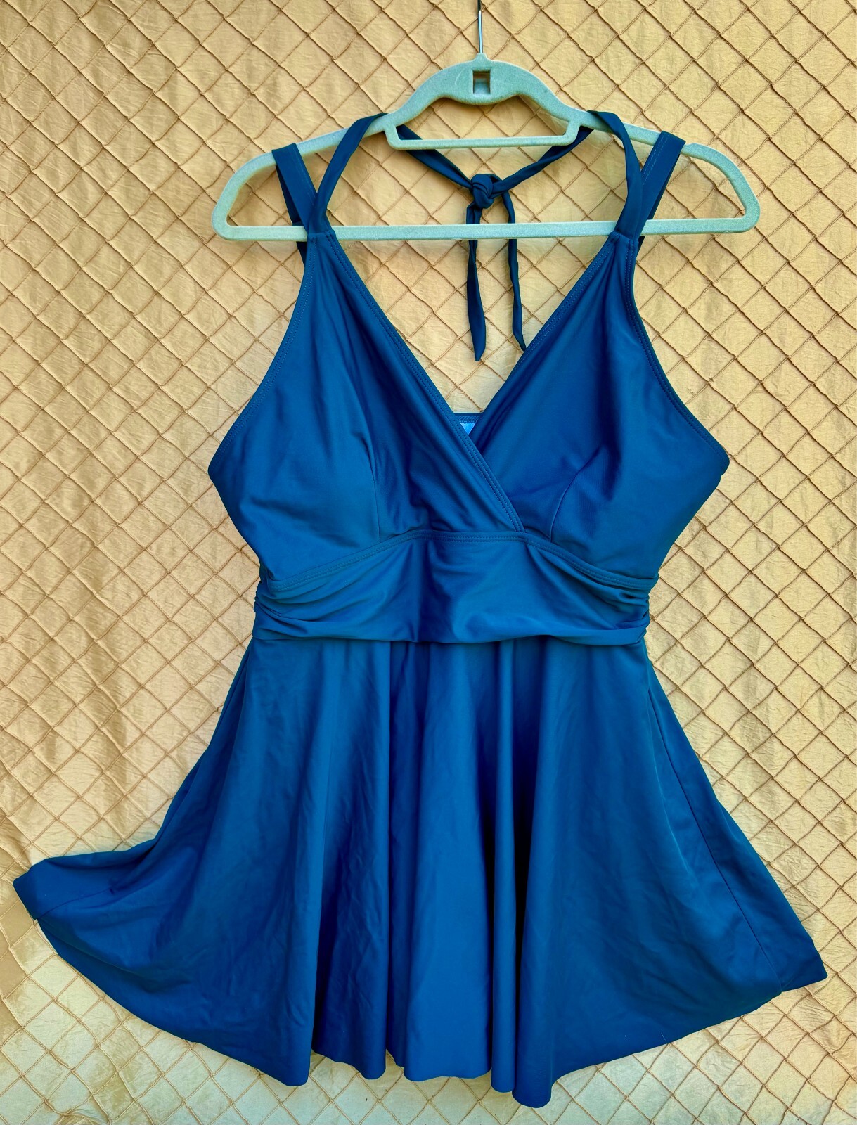 Bloomchic Size 14-16 Women’s Teal One Piece Skirted Swimsuit