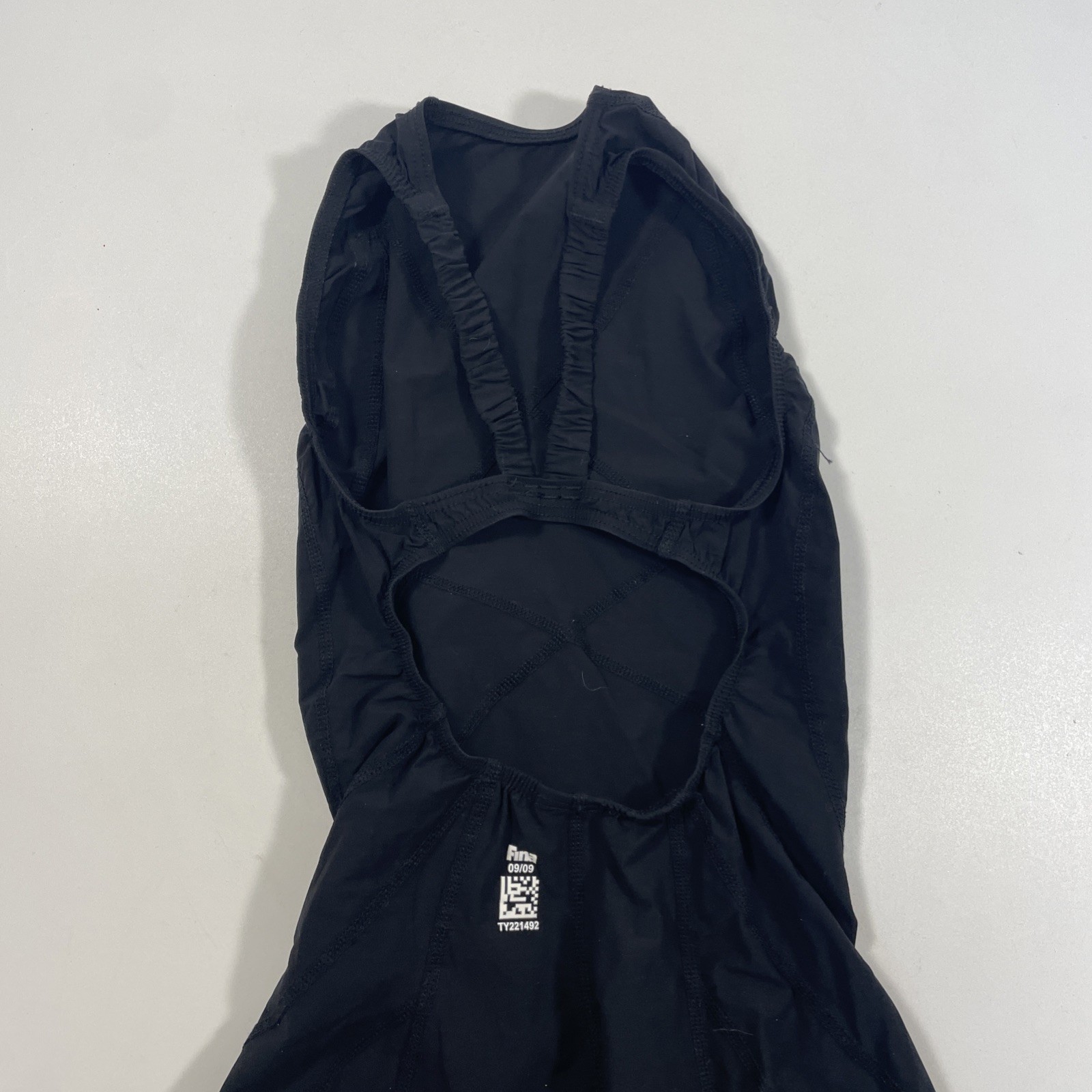 TYR Women’s 24 Black Tracer Aeroback Swim Short John USA Made New $240
