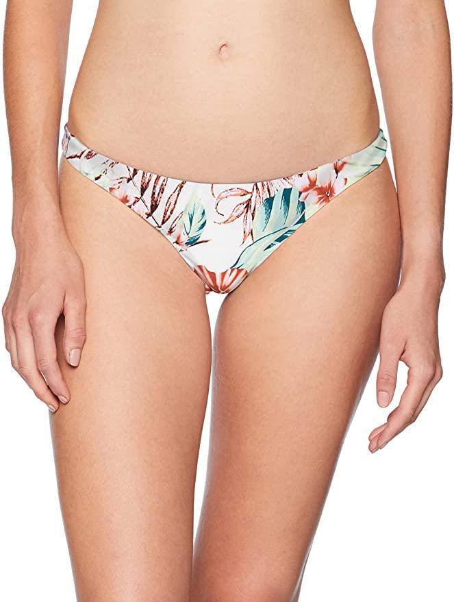 The Bikini Lab White Tropical Skimpy Hipster Bikini Bottom