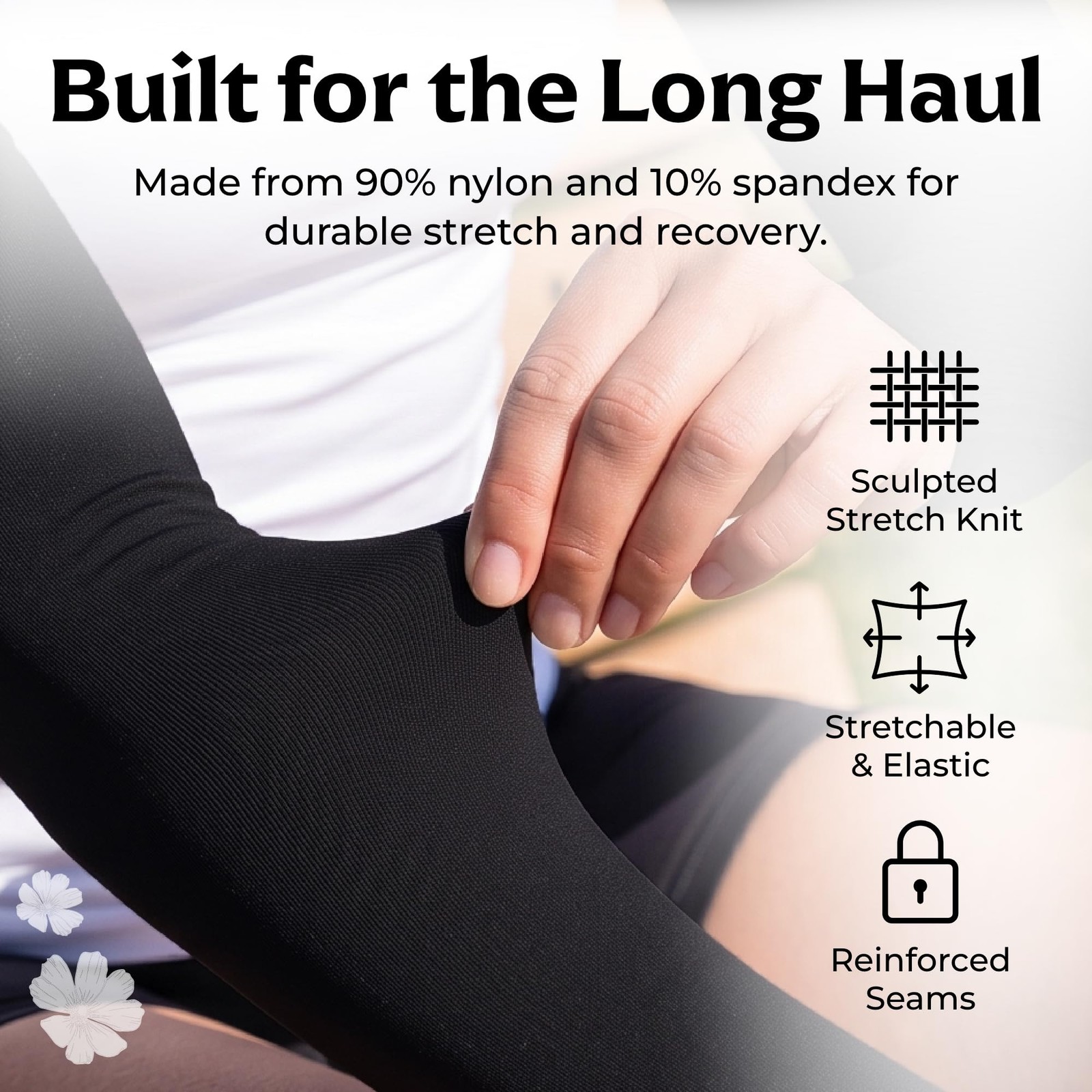 SportsTrail Cooling Arm Sleeves for Men & Women Breathable, UV Sun Protection,