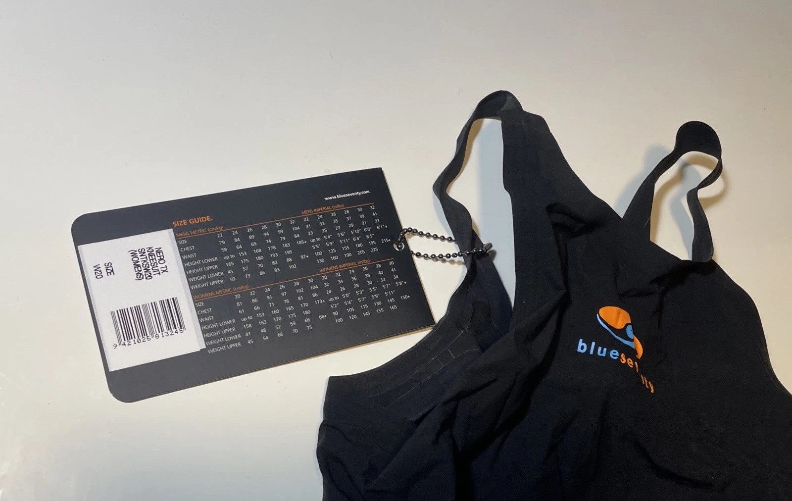 New With Tags Box Nero TX Kneeskin Women’s BlueSeventy Size W20 With Size Guide