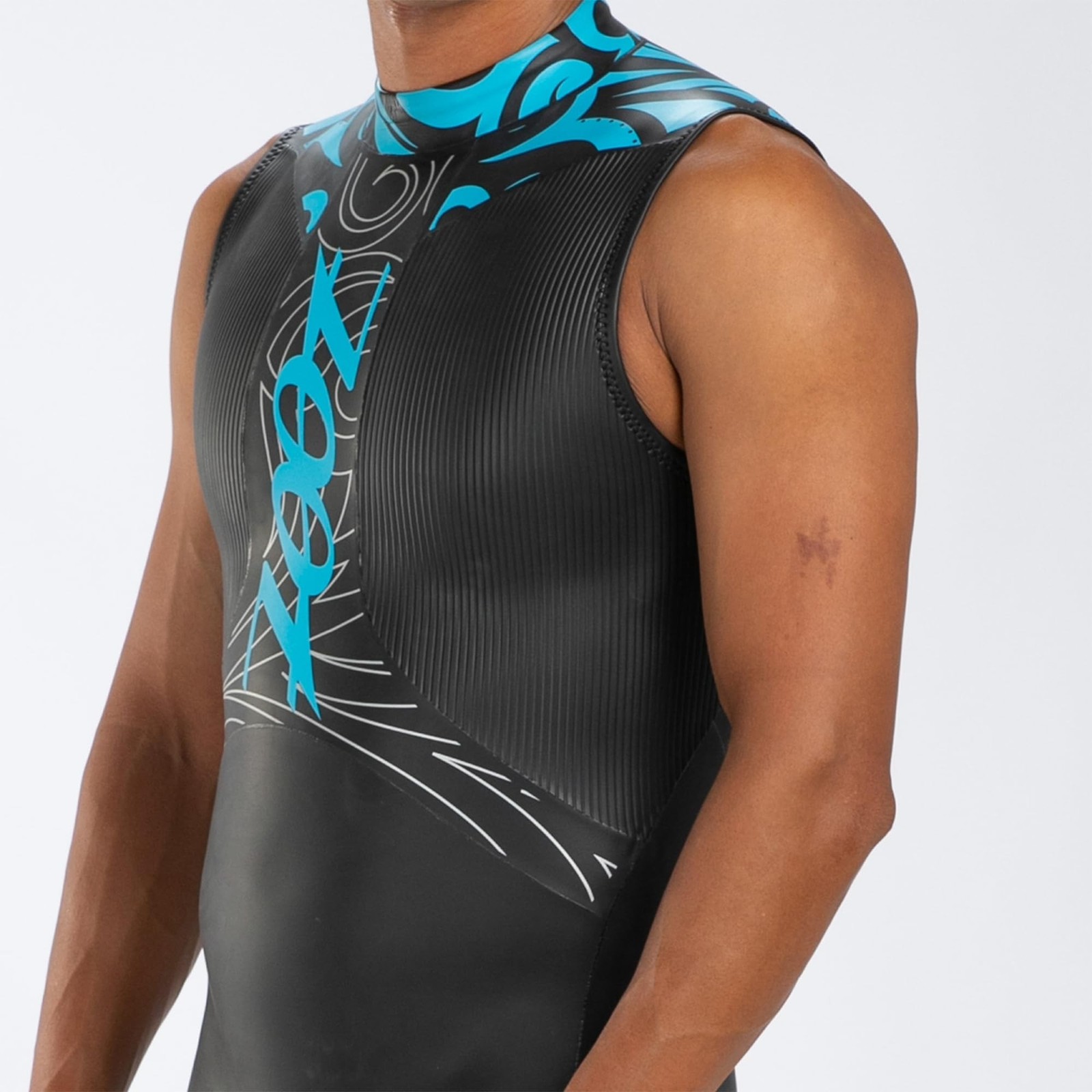 Zoot Men’s Manta Sleeveless Wetsuit, Yamamoto Neoprene Triathlon Suit with