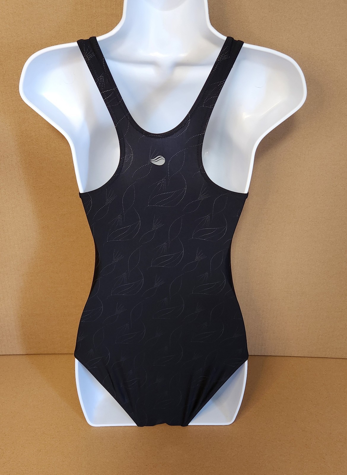 Aqua Wave Seaweed Womens Tank Black Swimsuit Sz S