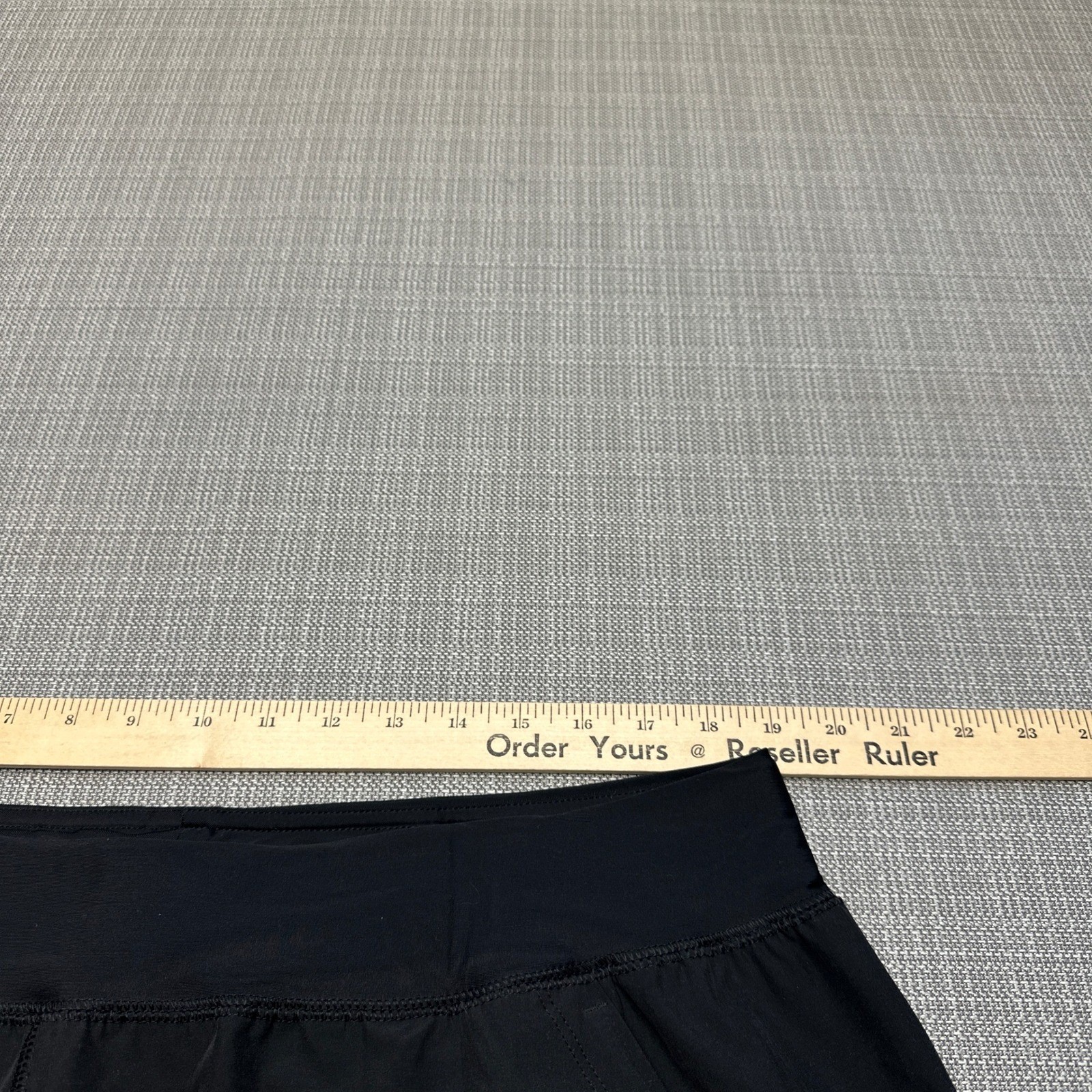 Lands End Athletic Swim Shorts Womens 20W Black Pullon Beach Vacation Pool