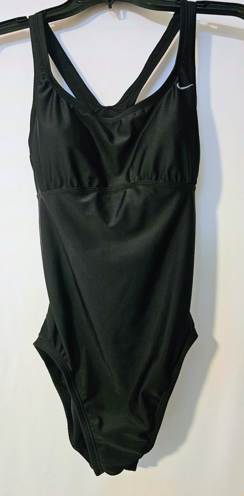 Nike One Piece Competitive Swimming Swimsuit Black Size M Regular Sport Swimwear