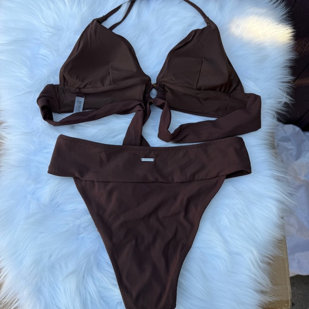 Berlook Blue Bikini with Black Trim 0001