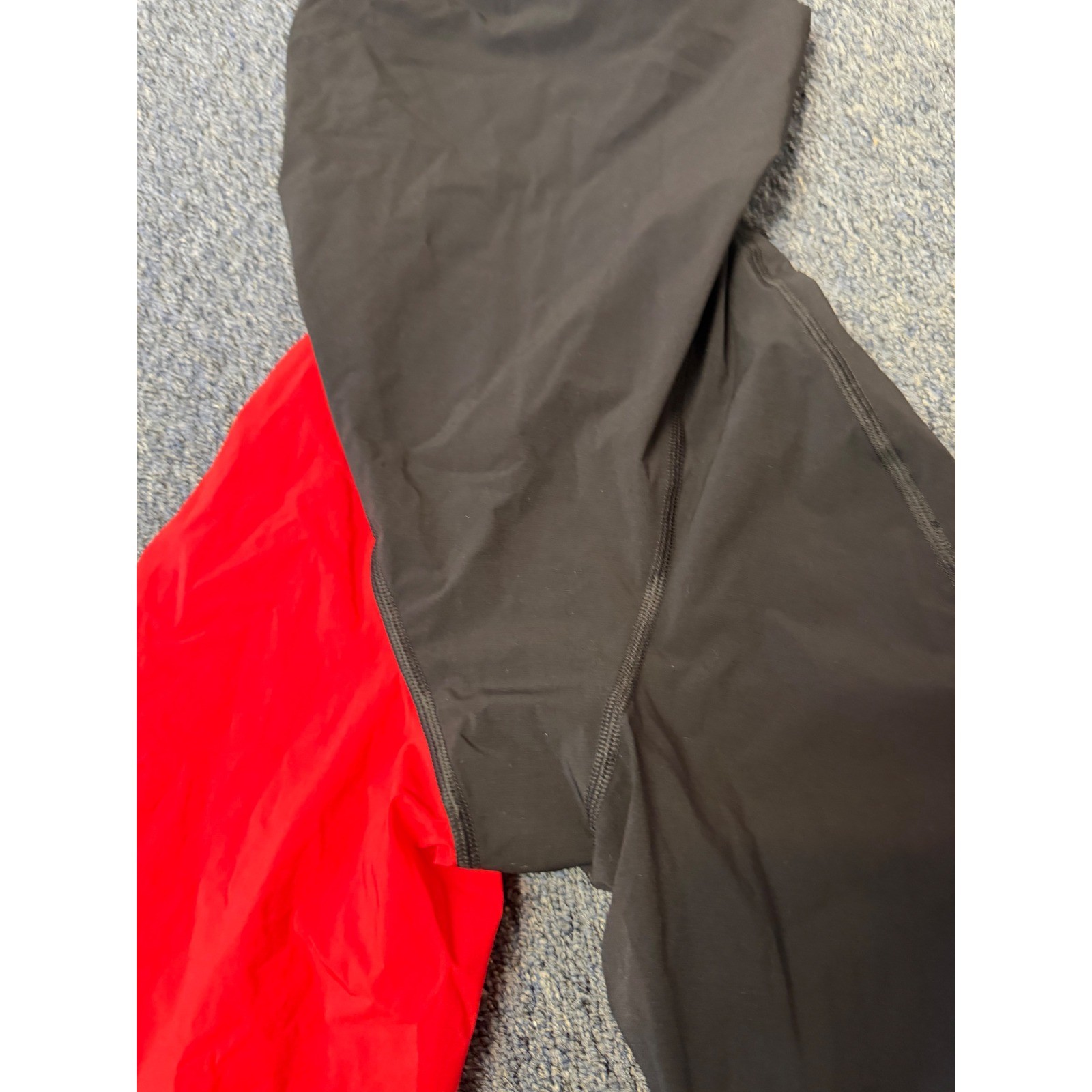 Speedo LZR Racer Pro Recordbreaker Kneeskin Swimsuit Black Red Womens Size 32