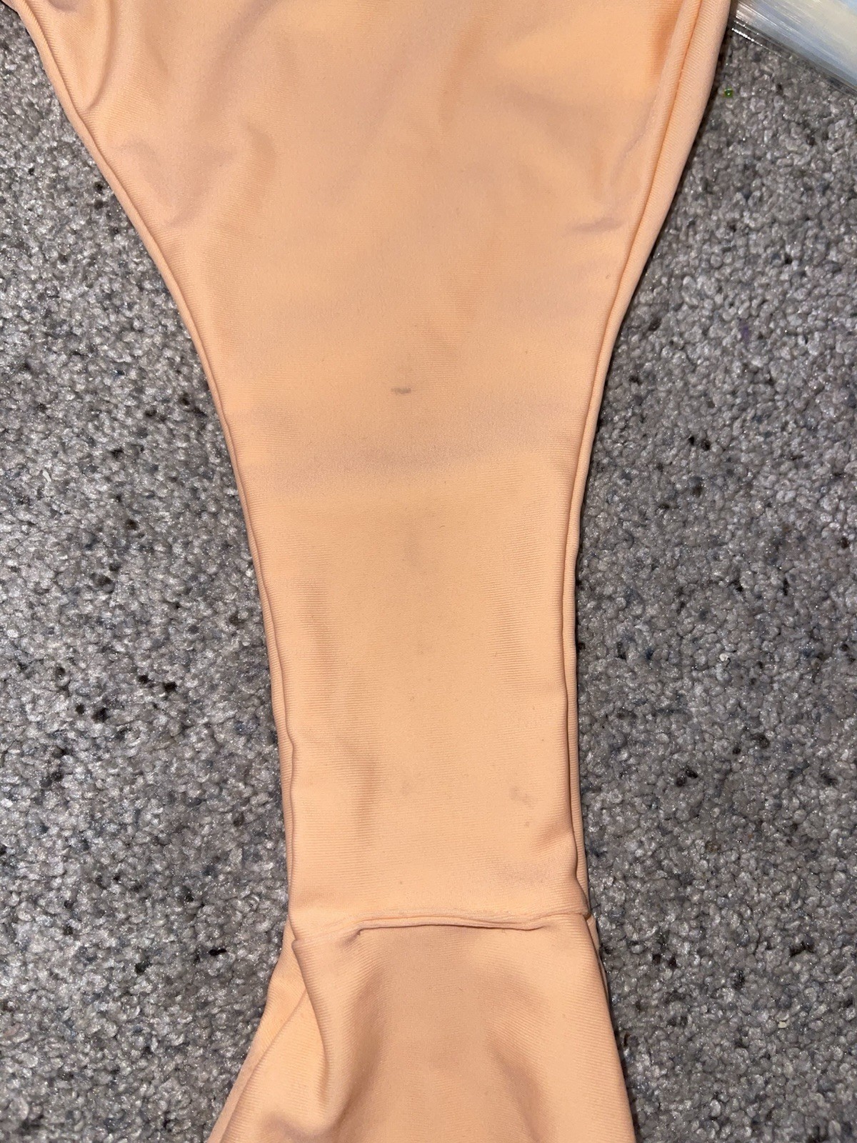 Monday Swim St. Barth’s Bikini Peach Medium Top & petite bottom beach Tropical