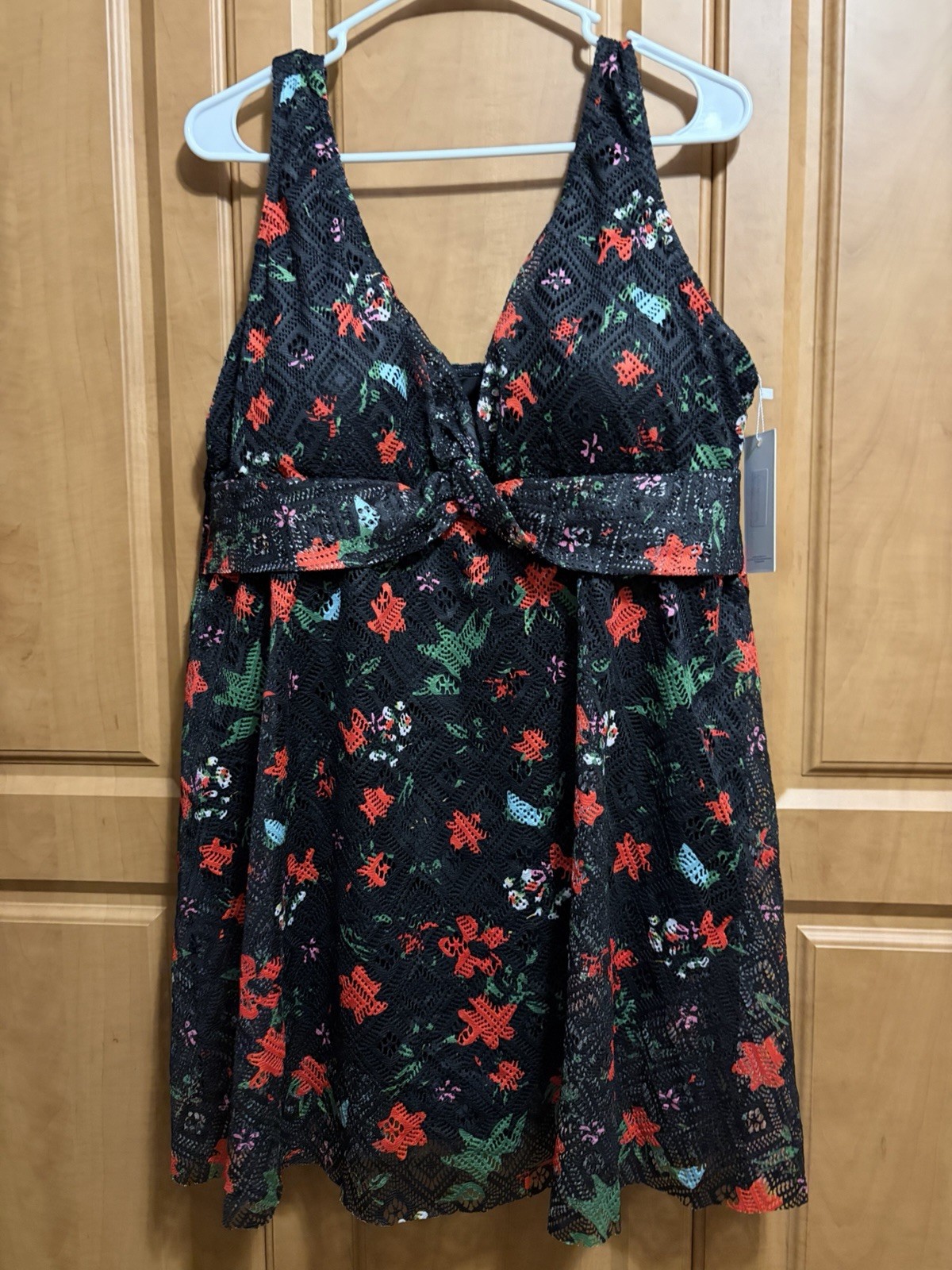 ECUPPER Womens One Piece Swimsuit Plus Size Bathing Suit Size 2XL
