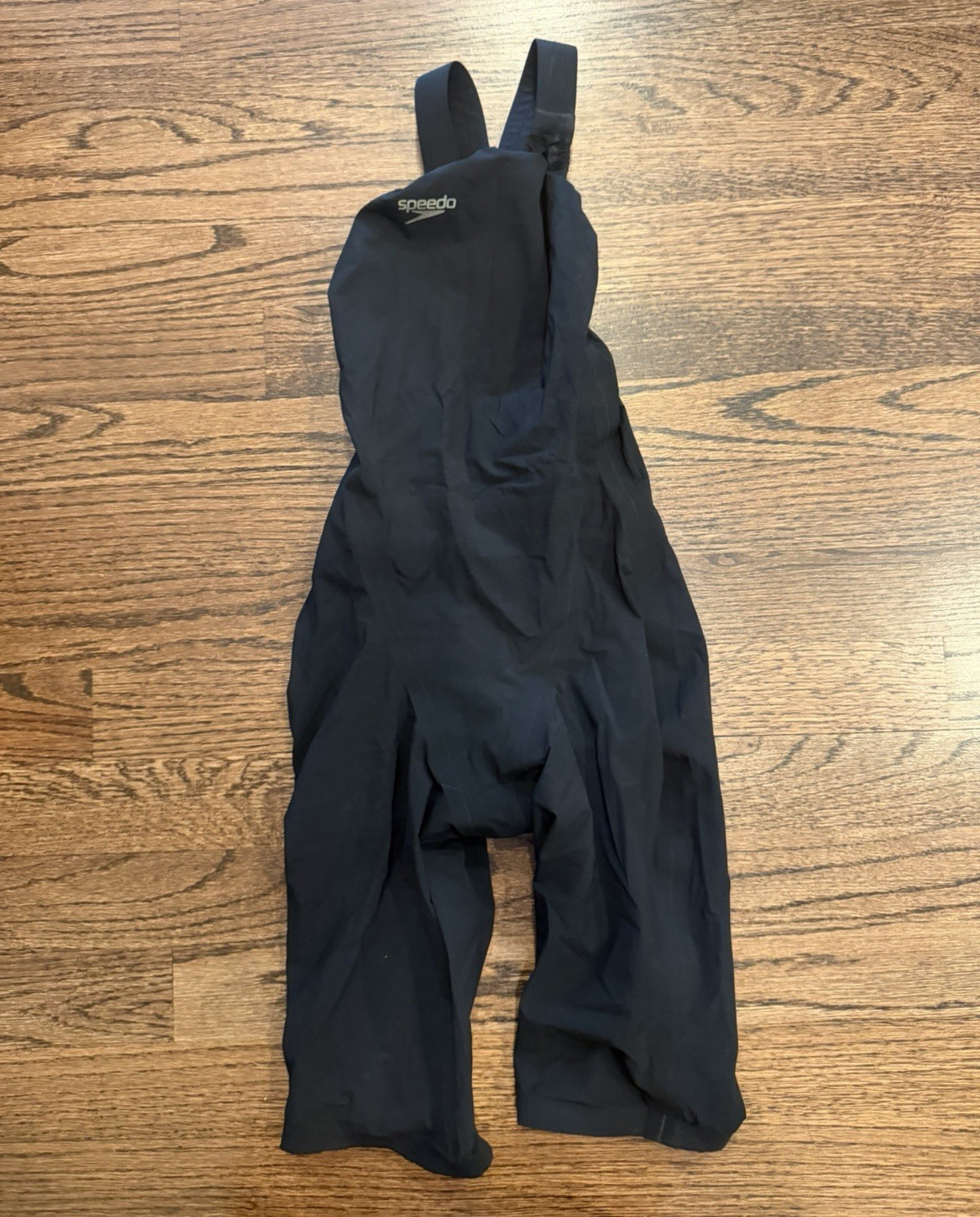 Speedo Black Competitive Kneeskin One-Piece Swimsuit for Swimming