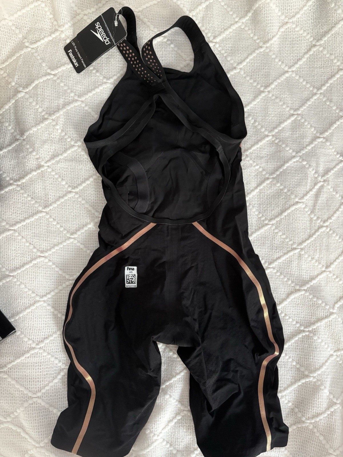 Speedo LZR Pure Intent Size 23 Open Back NEW