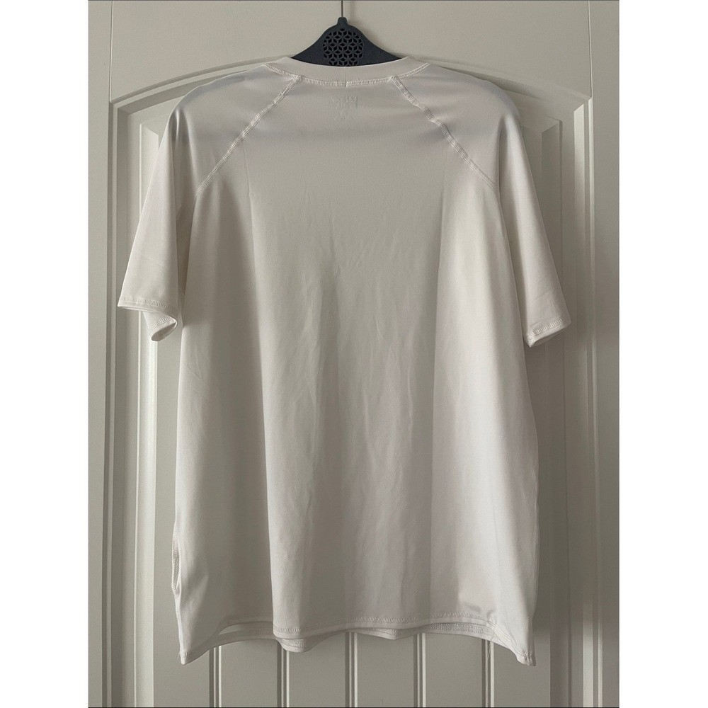 Lands’ End Women’s White Rash Guard XXL NWT