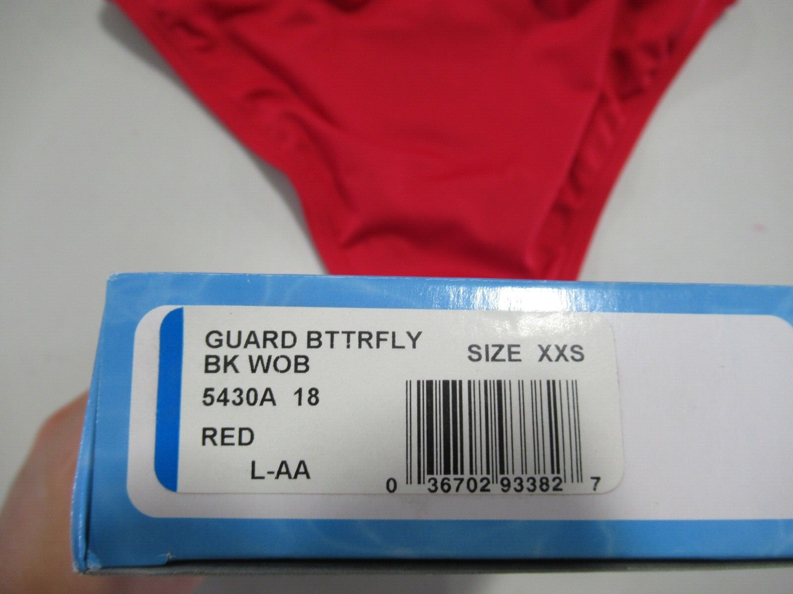 TYR The Finals GUARD BTTRFLY Foil Size XXS Red *NWT*