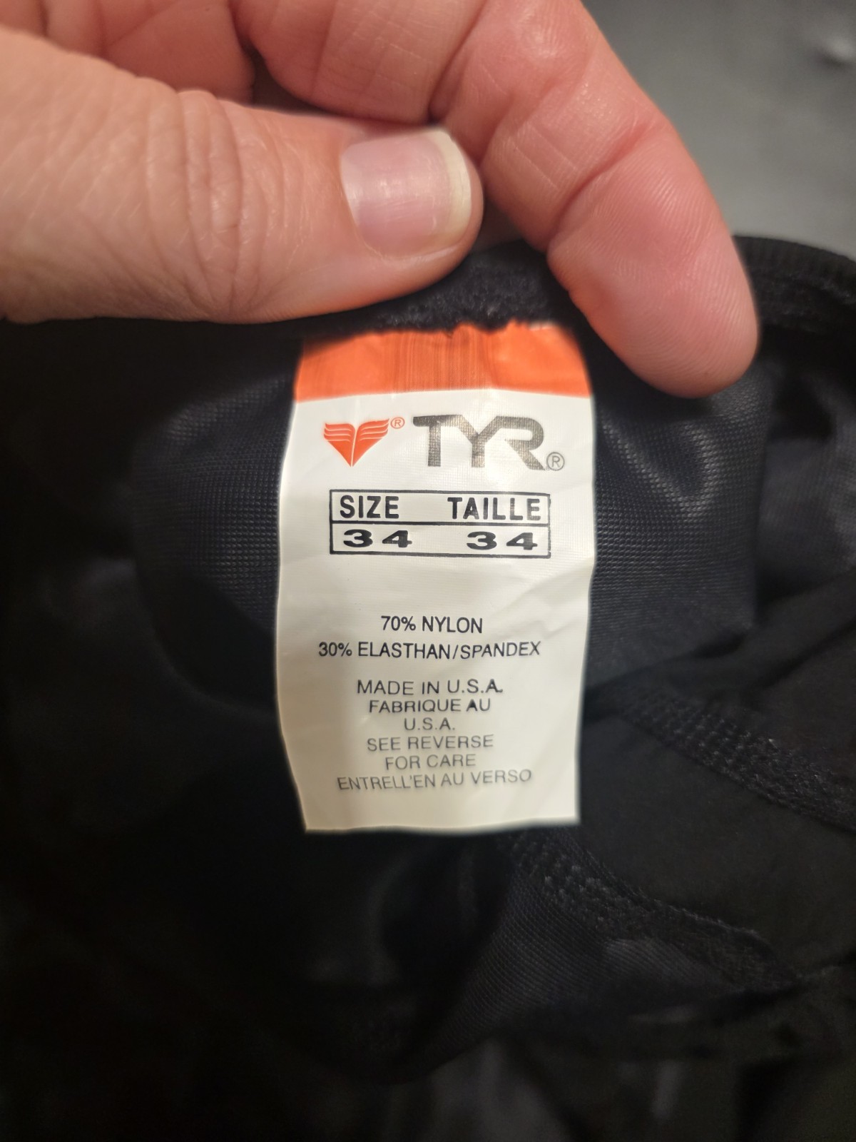TYR Tracer Lt Aeroback C series Size 34 Swimsuit Racing speedsuit Pre-Owned