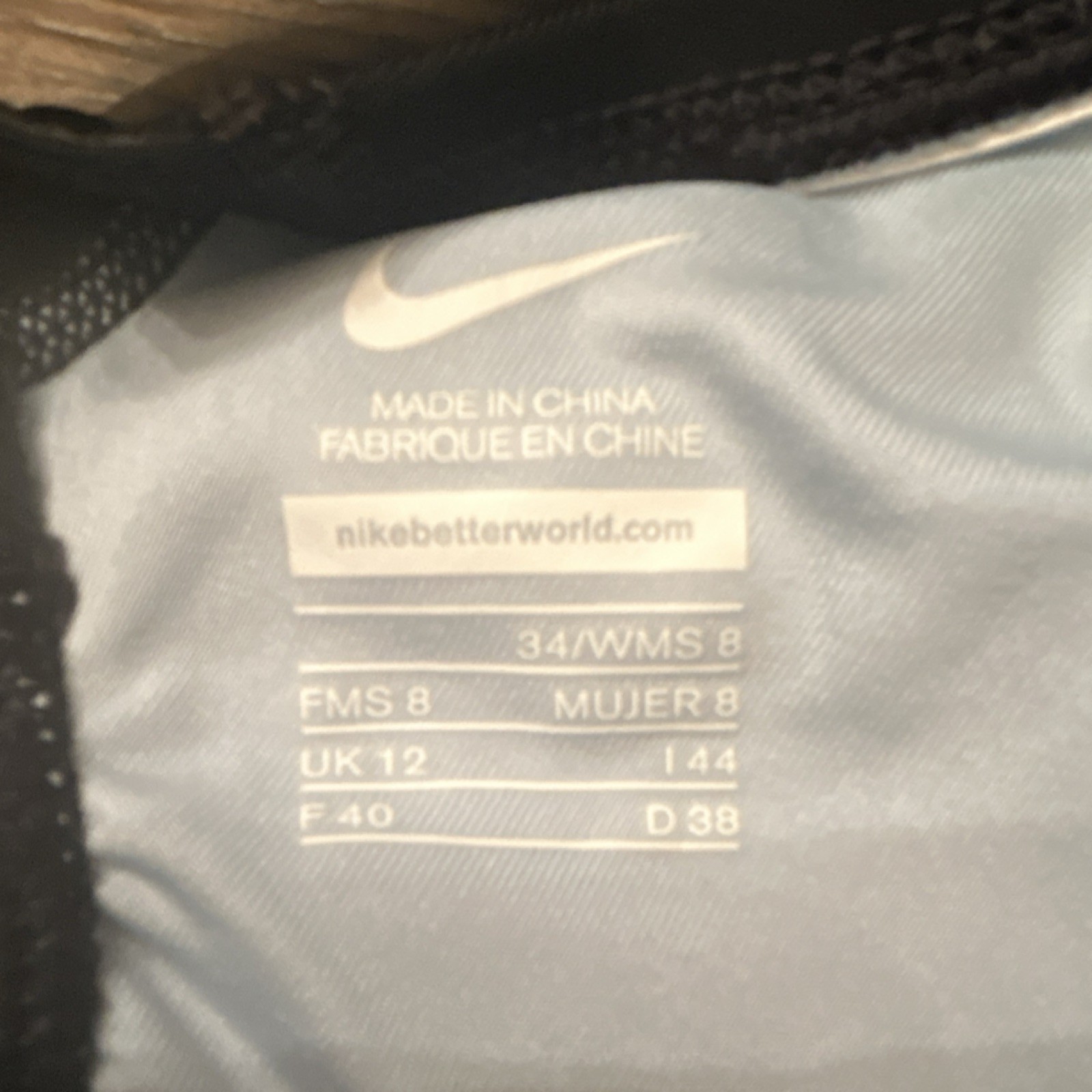 Nike Competitive One Piece Swimwear Women’s Black Size 34/WMS 8 UK 12 F40 D38