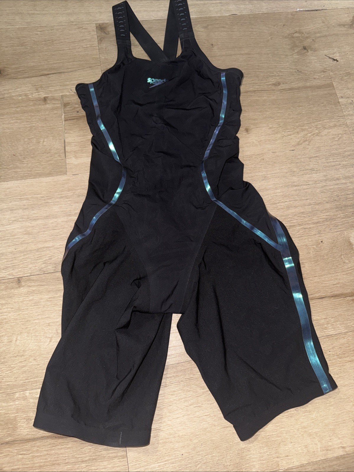 Speedo Women’s Lzr Racer X Closed Back Kneeskin Swimsuit Black Size: 22 Tech