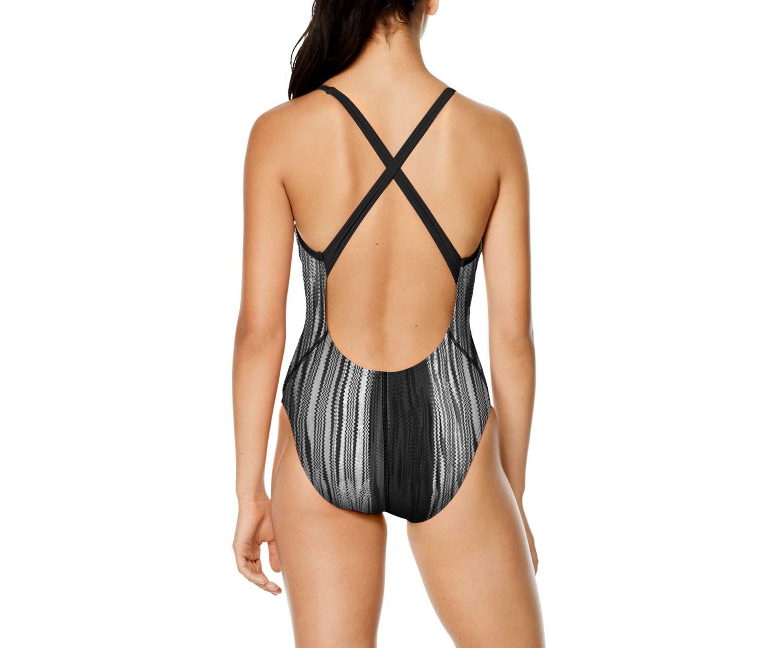 Speedo Women’s Printed Relay Back One Piece Swimsuit size 8/34